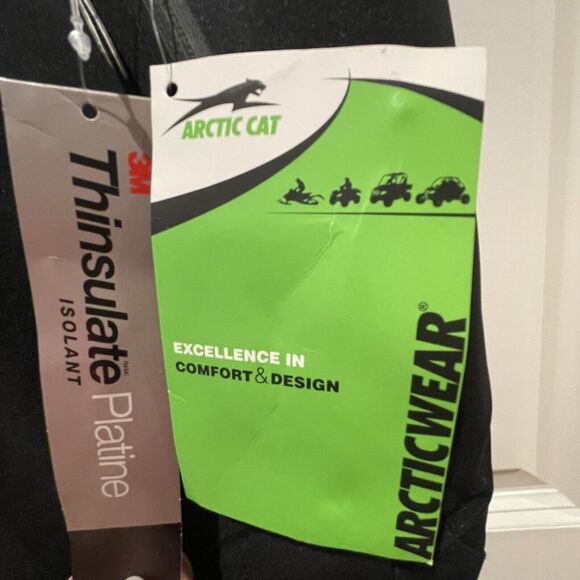 Arcticwear Arctic Cat Men’s Champion Bibs Pants Black Size XS NWT Insulated - Picture 6 of 16